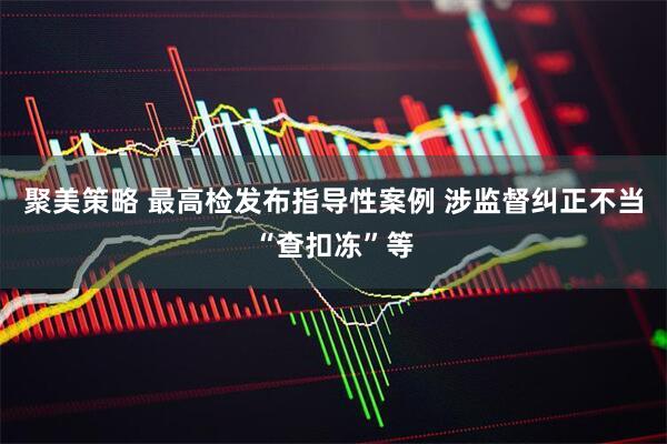 聚美策略 最高检发布指导性案例 涉监督纠正不当“查扣冻”等
